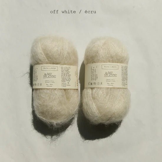 Biches &amp; Buches Le Petit Silk &amp; Mohair - Off-white - 2 Ply - Biches &amp; Buches - The Little Yarn Store