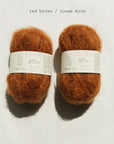 Biches & Buches Le Petit Silk & Mohair - Red Brown - 2 Ply - Biches & Buches - The Little Yarn Store