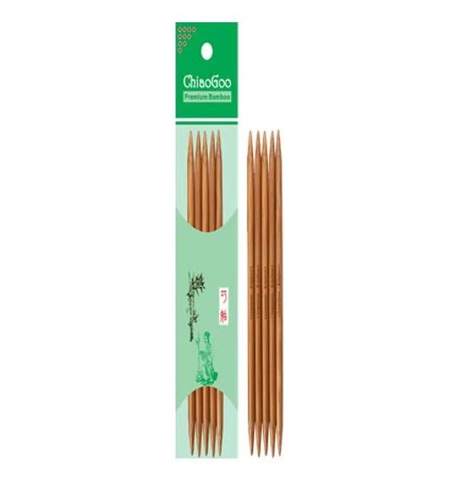 ChiaoGoo Bamboo Double Pointed Needles - 6&quot; - ChiaoGoo - Needles - The Little Yarn Store