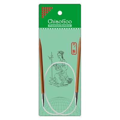 ChiaoGoo Bamboo Fixed Circular Needles - 40 cm - ChiaoGoo - Needles - The Little Yarn Store