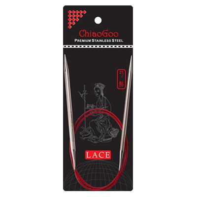 ChiaoGoo Red Lace Stainless Steel Fixed Circular Needles - 40 cm - ChiaoGoo - Needles - The Little Yarn Store