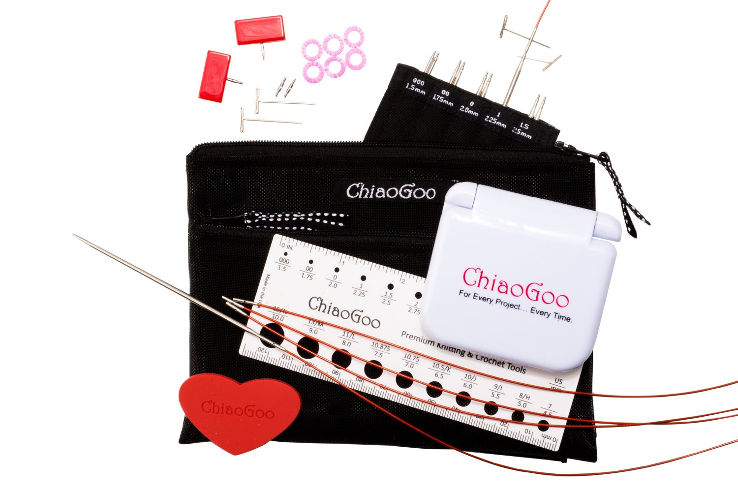 ChiaoGoo TWIST Mini Interchangeable Sets - 4&quot; - ChiaoGoo - Needles - The Little Yarn Store