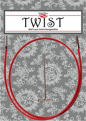ChiaoGoo TWIST Red Cables - 5 cm - ChiaoGoo - Needles - The Little Yarn Store