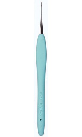 Clover Amour Crochet Hook - 0.9 mm - Clover - Hooks - The Little Yarn Store