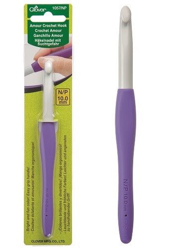 Clover Amour Crochet Hook - 10.0 mm - Clover - Hooks - The Little Yarn Store