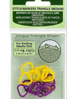 Clover Triangle Stitch Markers - Clover - Medium - The Little Yarn Store