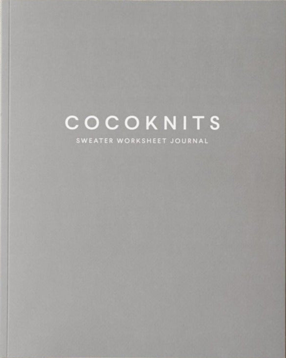Cocoknits Sweater Worksheet Journal - Books - Cocoknits - The Little Yarn Store