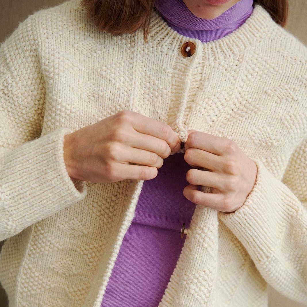 Esther Jacket Knitting Kit - PetiteKnit - One (1) - The Little Yarn Store