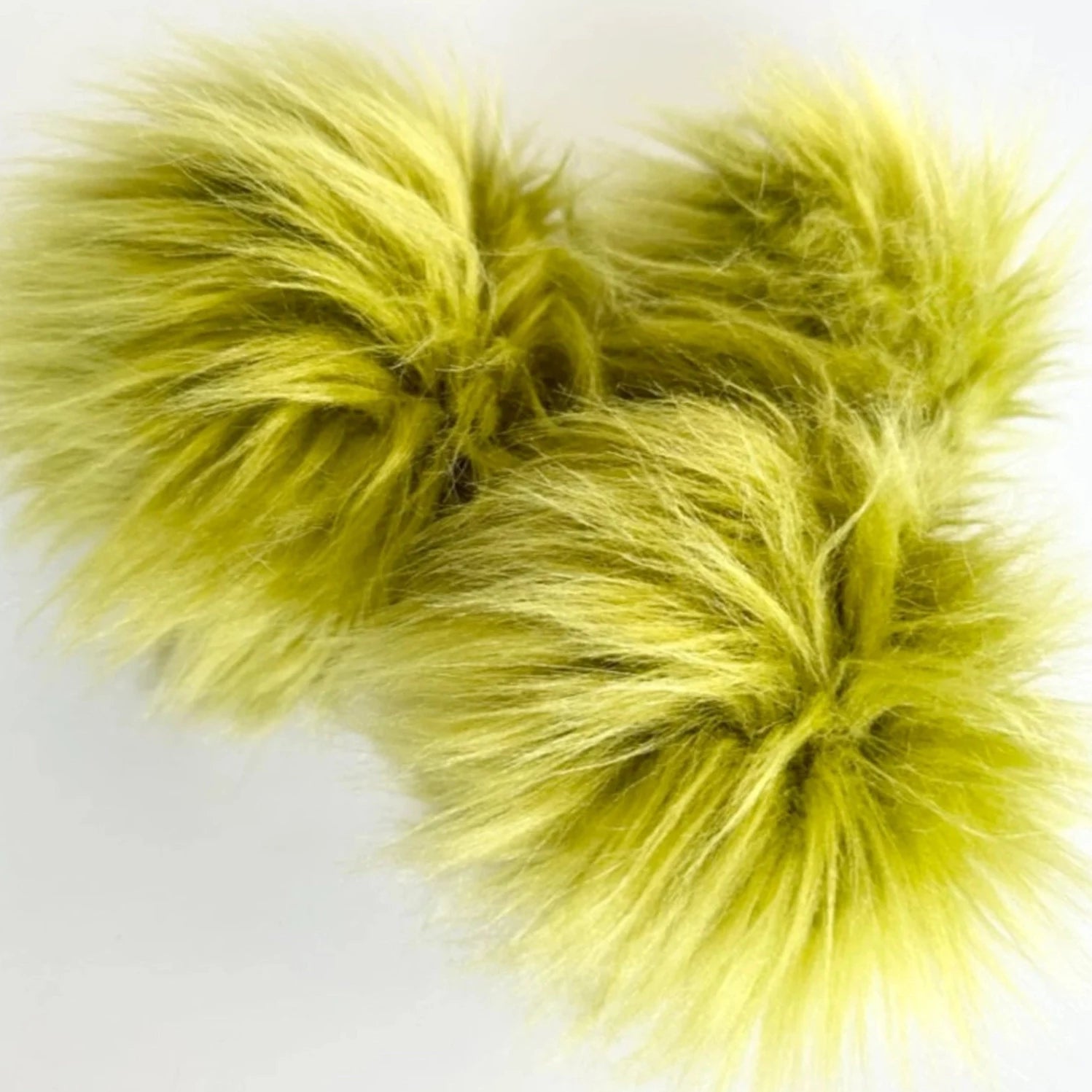 Faux Fur Pom Poms - Fern - LovelyLoopsDesigns - New - The Little Yarn Store