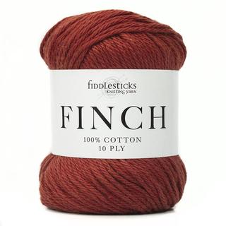 Fiddlesticks Finch - 6219 Terracotta - 10 Ply - Cotton - The Little Yarn Store