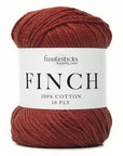 Fiddlesticks Finch - 6219 Terracotta - 10 Ply - Cotton - The Little Yarn Store