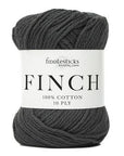 Fiddlesticks Finch - 6205 Grey - 10 Ply - Cotton - The Little Yarn Store