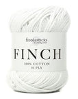 Fiddlesticks Finch - 6201 White - 10 Ply - Cotton - The Little Yarn Store