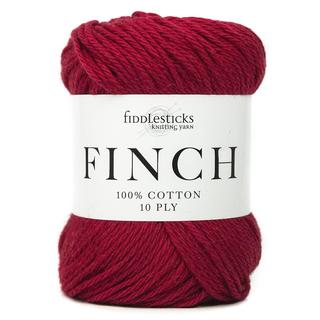 Fiddlesticks Finch - 6211 Red - 10 Ply - Cotton - The Little Yarn Store