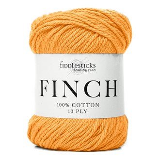 Fiddlesticks Finch - 6227 Mandarin - 10 Ply - Cotton - The Little Yarn Store