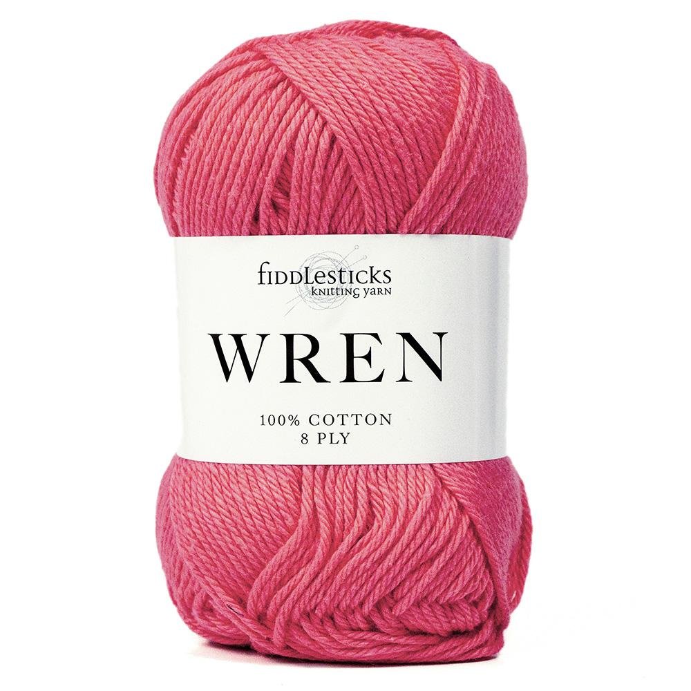 Fiddlesticks Wren - 012 Watermelon - 8 Ply - Cotton - The Little Yarn Store