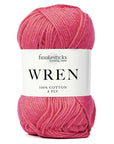 Fiddlesticks Wren - 012 Watermelon - 8 Ply - Cotton - The Little Yarn Store