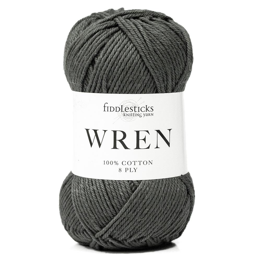 Fiddlesticks Wren - 022 Cement - 8 Ply - Cotton - The Little Yarn Store