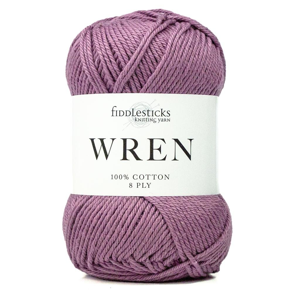 Fiddlesticks Wren - 030 Mulberry - 8 Ply - Cotton - The Little Yarn Store