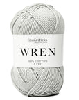 Fiddlesticks Wren - 020 Silver - 8 Ply - Cotton - The Little Yarn Store