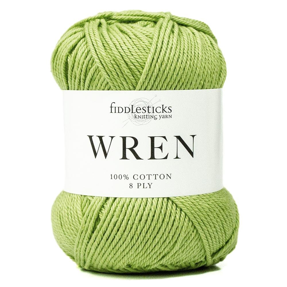 Fiddlesticks Wren - 035 Leaf - 8 Ply - Cotton - The Little Yarn Store