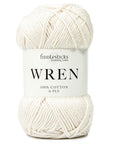 Fiddlesticks Wren - 003 Ivory - 8 Ply - Cotton - The Little Yarn Store