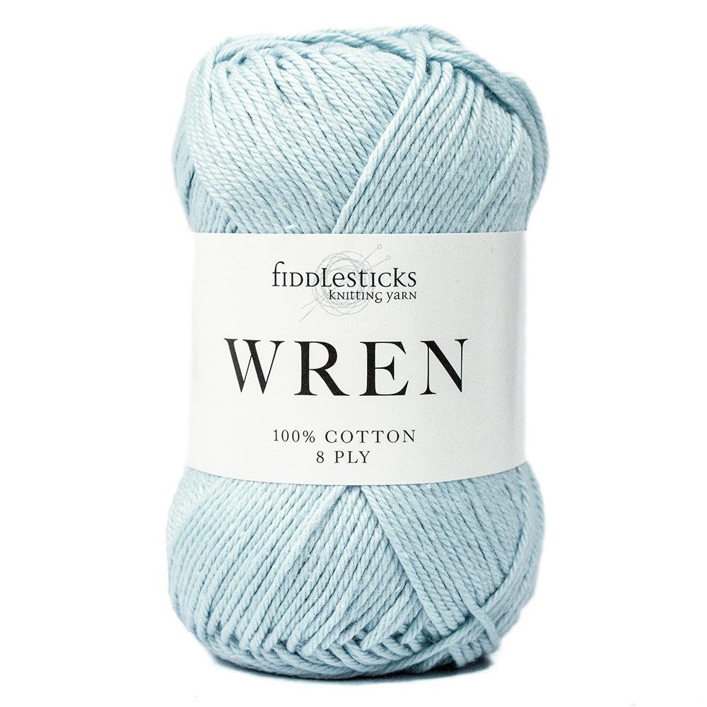 Fiddlesticks Wren - 024 Sky - 8 Ply - Cotton - The Little Yarn Store