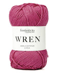 Fiddlesticks Wren - 013 Rouge - 8 Ply - Cotton - The Little Yarn Store