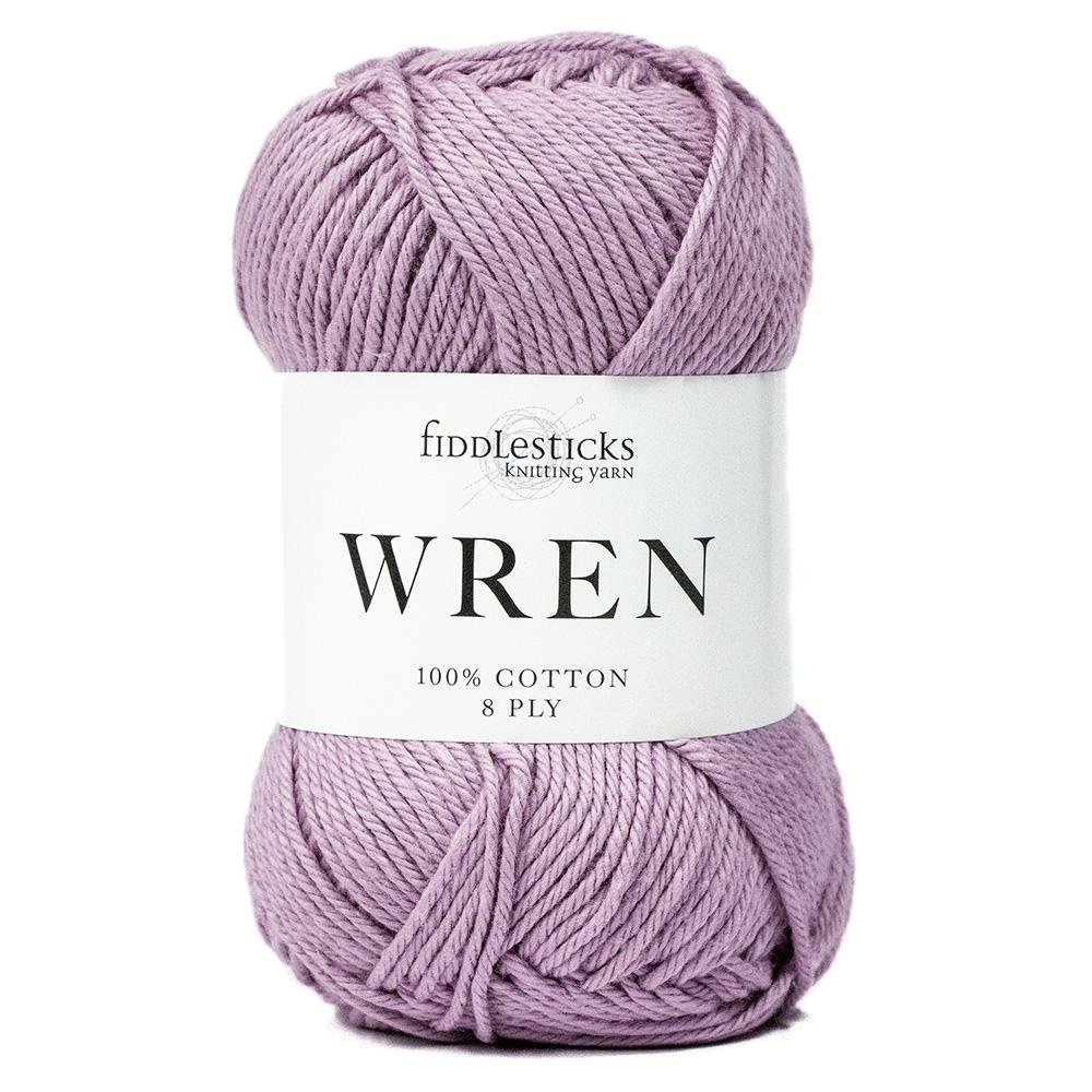 Fiddlesticks Wren - 028 Amethyst - 8 Ply - Cotton - The Little Yarn Store