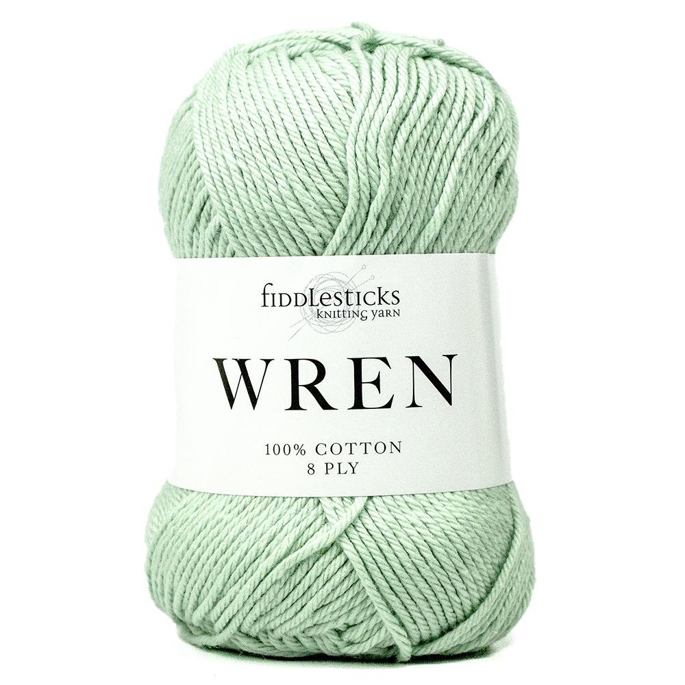Fiddlesticks Wren - 033 Sage - 8 Ply - Cotton - The Little Yarn Store