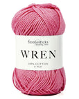 Fiddlesticks Wren - 011 Lipstick - 8 Ply - Cotton - The Little Yarn Store