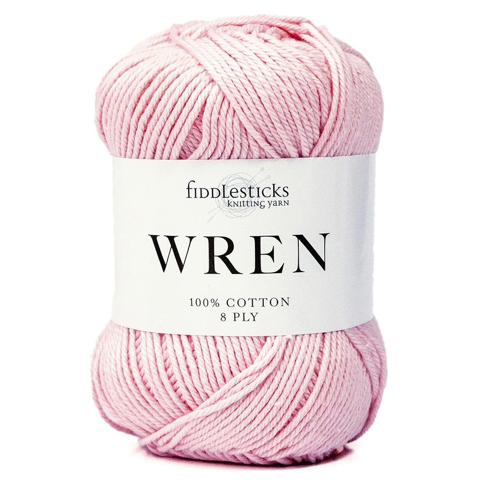 Fiddlesticks Wren - 009 Peony - 8 Ply - Cotton - The Little Yarn Store