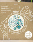 Folk Caribou Complete Embroidery Kit - Hook, Line, & Tinker Embroidery Kits - The Little Yarn Store