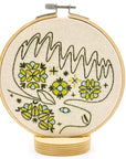 Folk Moose Complete Embroidery Kit - Hook, Line, & Tinker Embroidery Kits - The Little Yarn Store