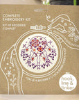 Folk Wolves Complete Embroidery Kit - Hook, Line, & Tinker Embroidery Kits - The Little Yarn Store
