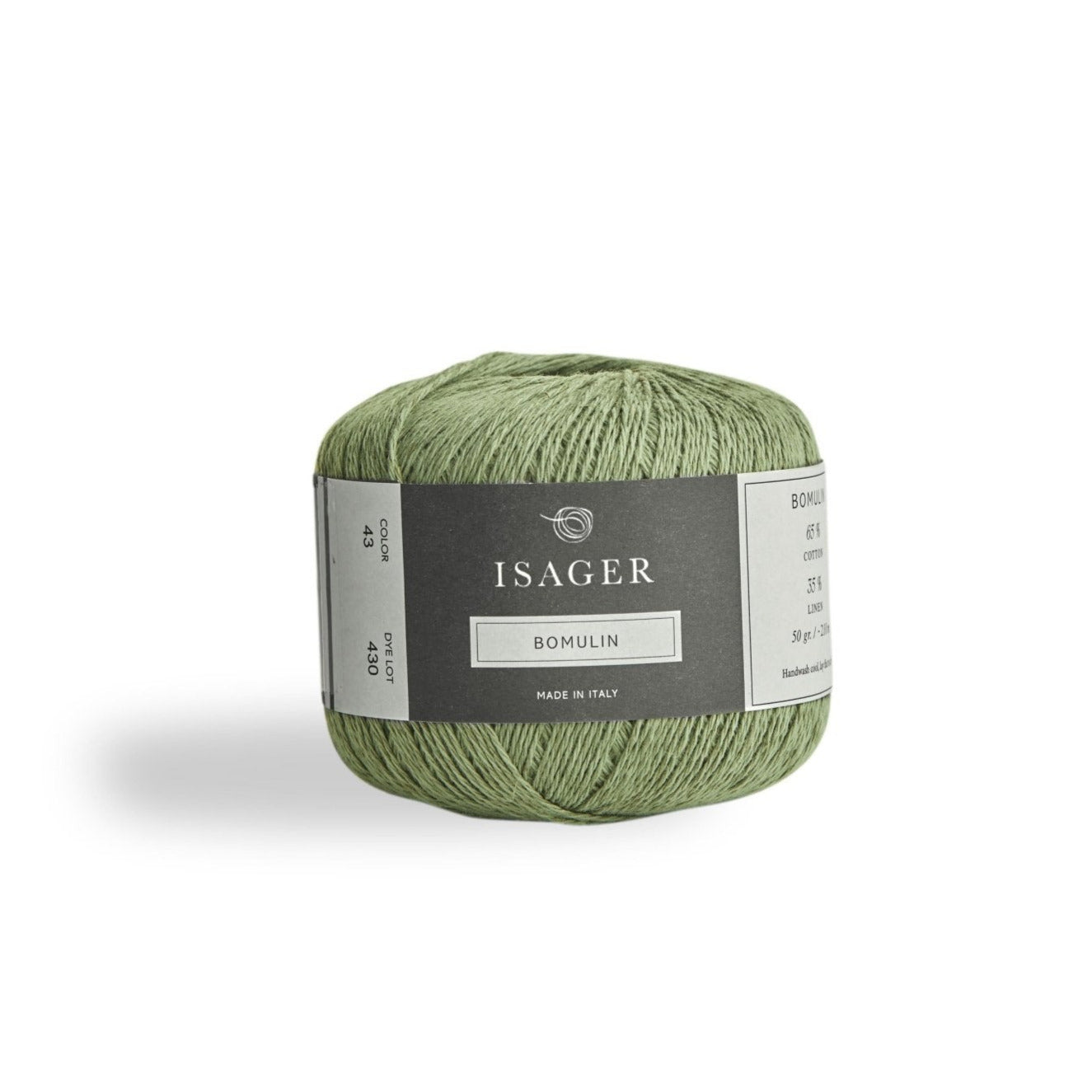 Isager Bomulin - 43 - 3 Ply - Cotton - The Little Yarn Store