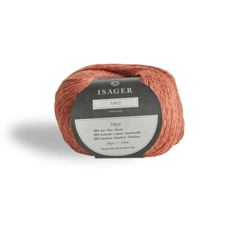 Isager Trio 1 - Blush - 2 Ply - Cotton - The Little Yarn Store