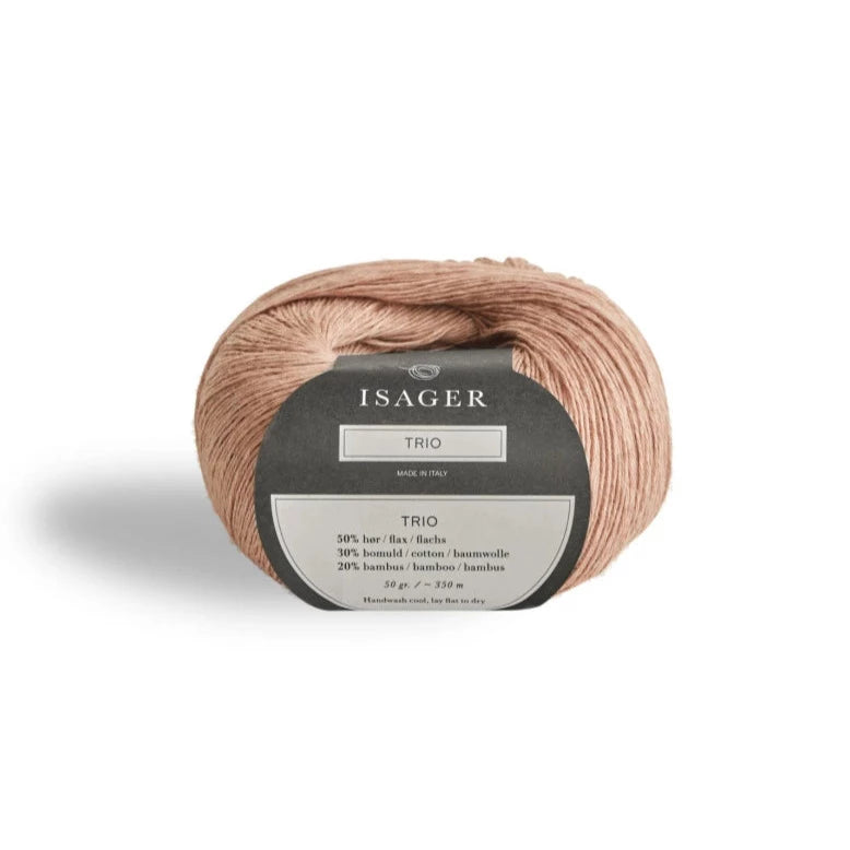Isager Trio 1 - Powder - 2 Ply - Cotton - The Little Yarn Store