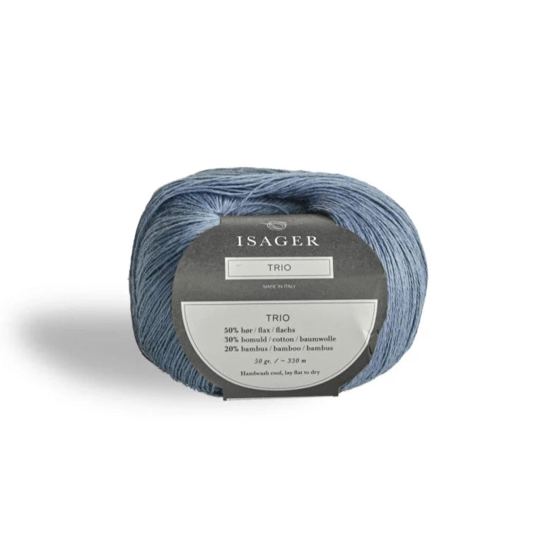Isager Trio 1 - Sky - 2 Ply - Cotton - The Little Yarn Store