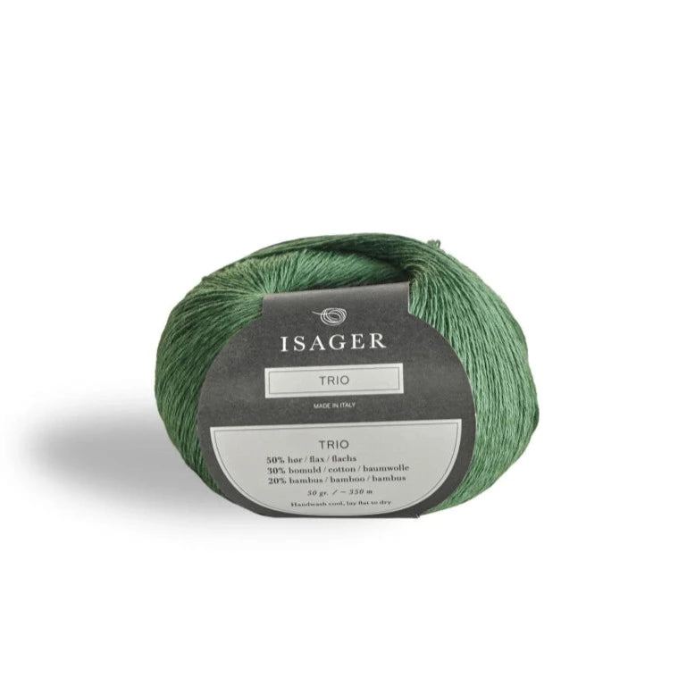 Isager Trio 1 - Thyme - 2 Ply - Cotton - The Little Yarn Store
