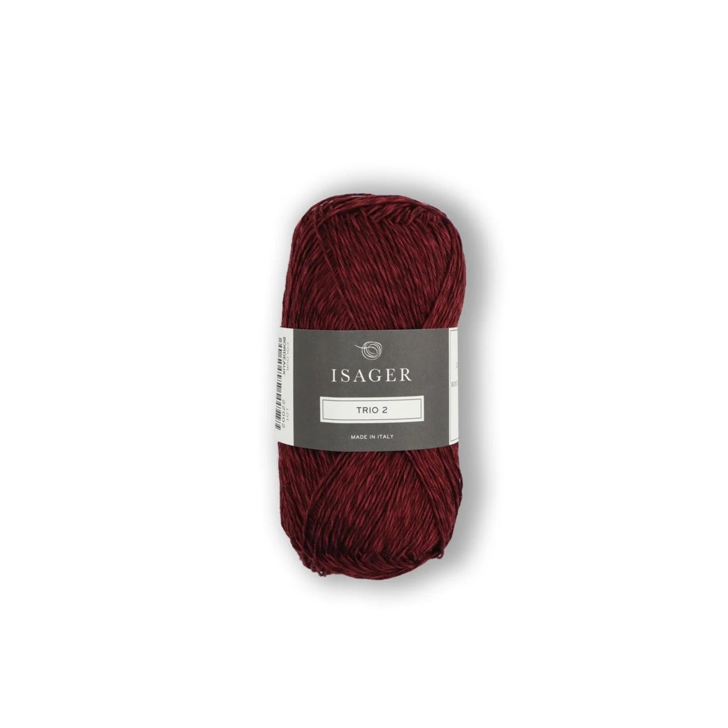 Isager Trio 2 - Bordeaux - 5 Ply - Cotton - The Little Yarn Store