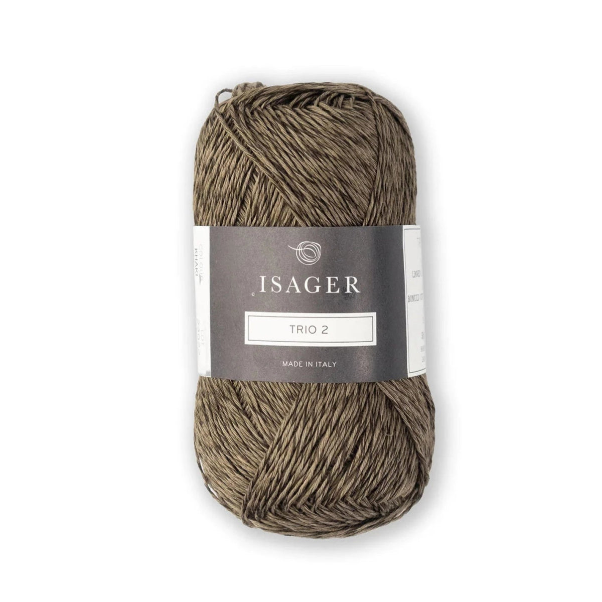 Isager Trio 2 - Khaki - 5 Ply - Cotton - The Little Yarn Store