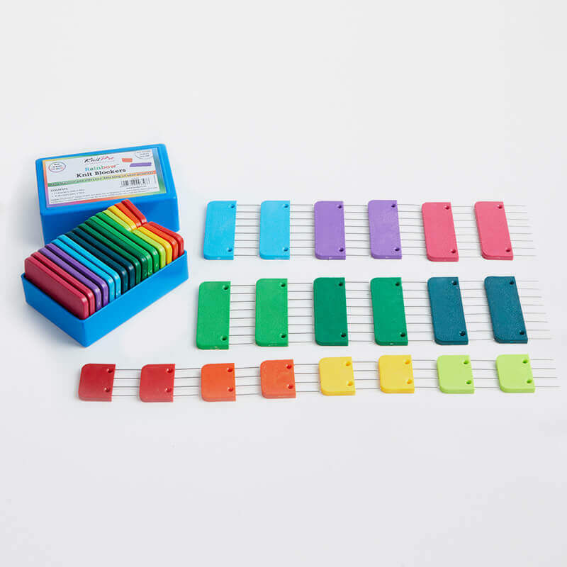 KnitPro Blockers - Rainbow - KnitPro - Notions - The Little Yarn Store