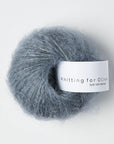 Knitting for Olive Soft Silk Mohair - Knitting for Olive - Dusty Petroleum Blue - The Little Yarn Store