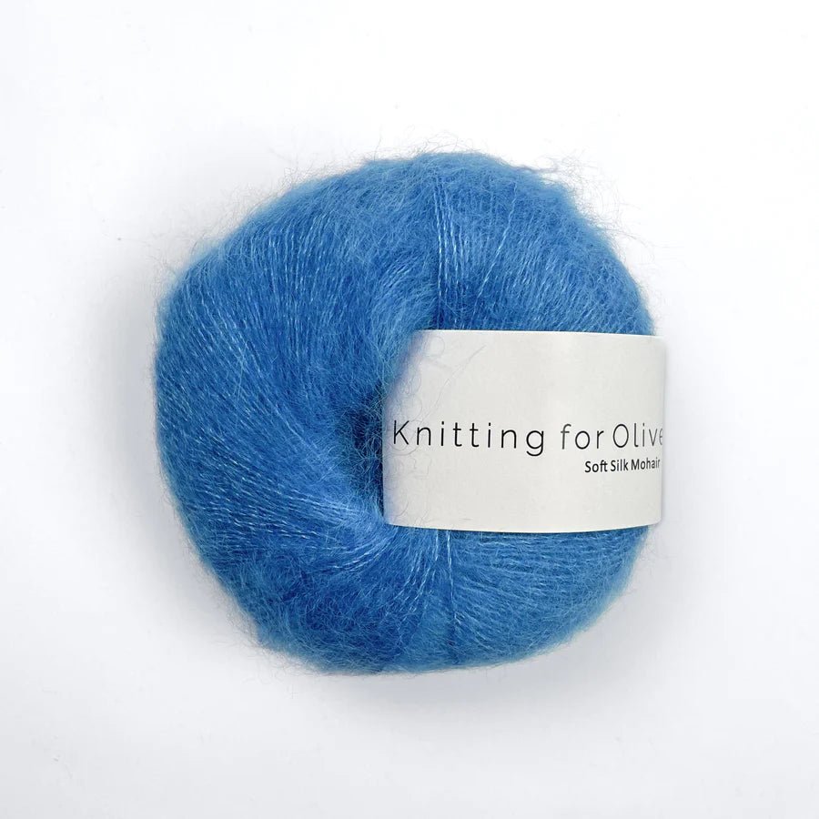 Knitting for Olive Soft Silk Mohair - Knitting for Olive - Poppy Blue - The Little Yarn Store