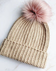 London Beanie Crochet Kit - Justine Walley - 100 Winter White - The Little Yarn Store