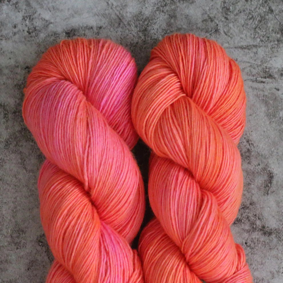 Madelinetosh Tosh Merino Light - Neon Peach - 4 Ply - Madelinetosh - The Little Yarn Store