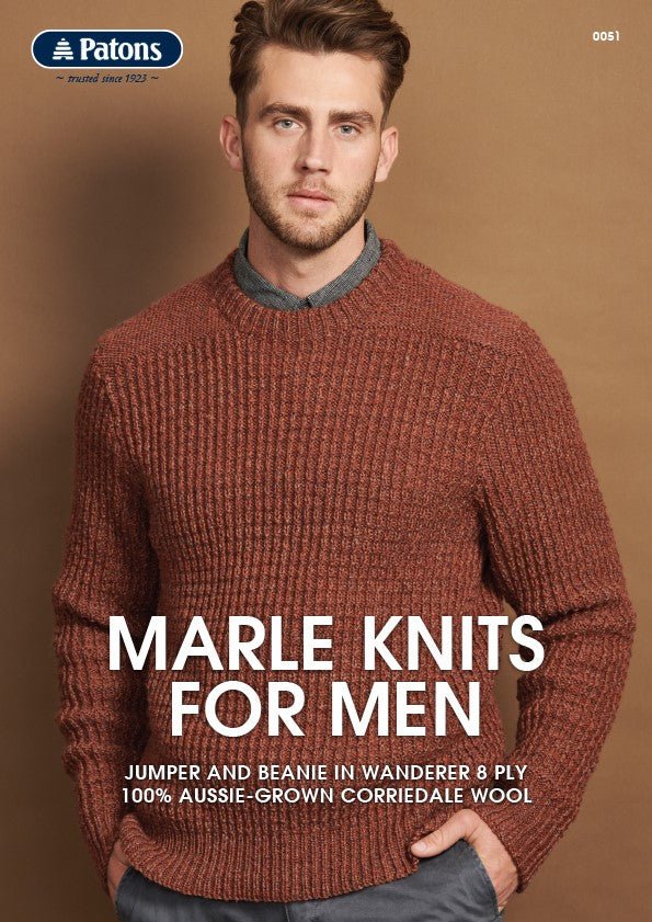 Patons Marle Knits for Men - Patons - Patterns - The Little Yarn Store