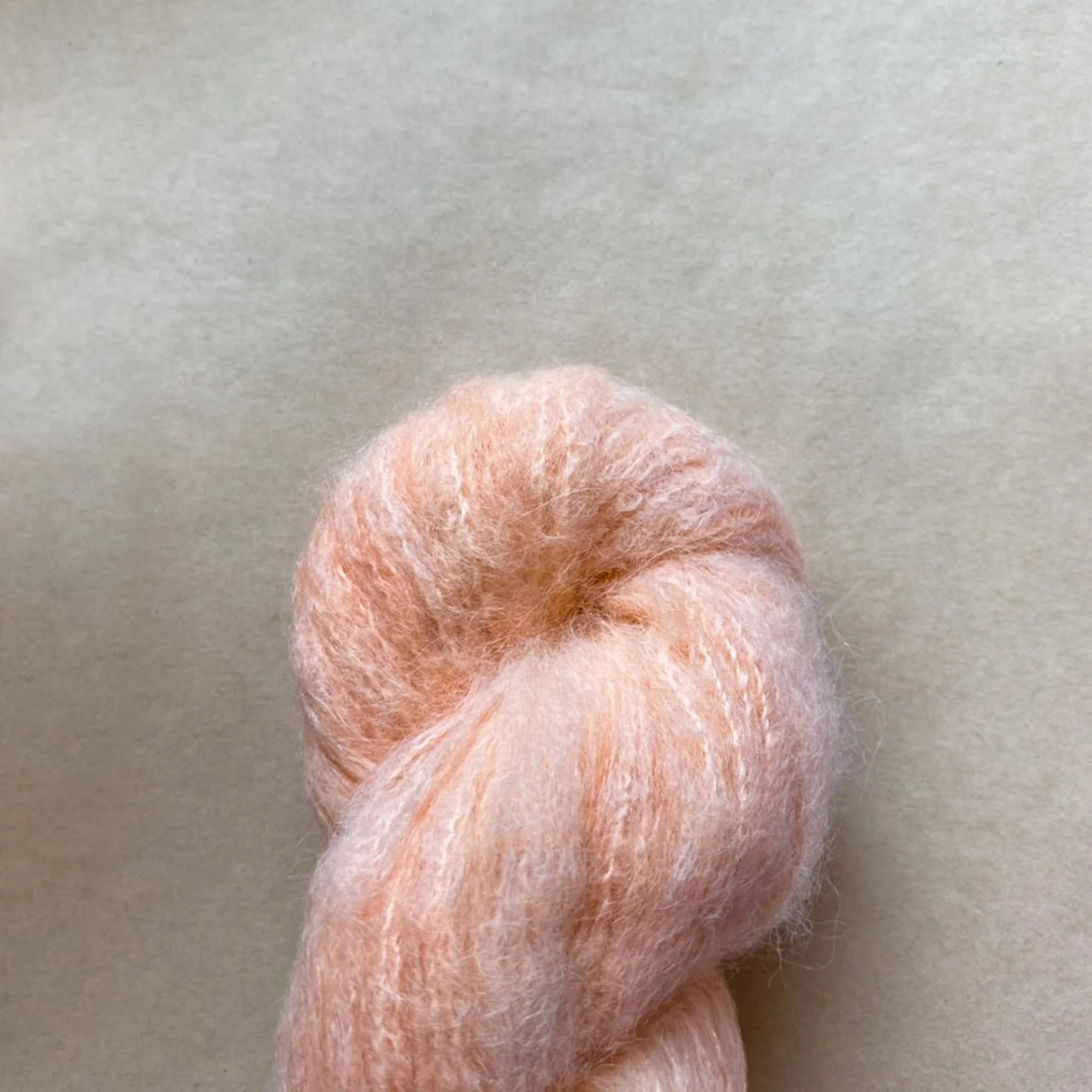 Qing Fibre Melted Baby Suri - Qing Fibre - Peachy - The Little Yarn Store