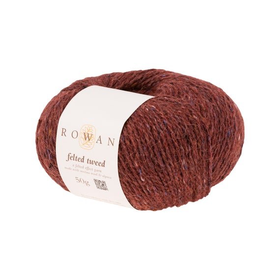 Rowan Felted Tweed - 196 Barn Red - 8 Ply - Alpaca - The Little Yarn Store